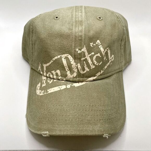 NWT New VON DUTCH SAGE DISTRESSED HAT OS Retro Y2K Vintage Unisex Western main image 5